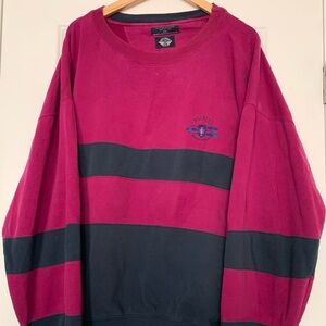 Vintage Dockers Striped Crewneck Sweatshirt Size 2XL
